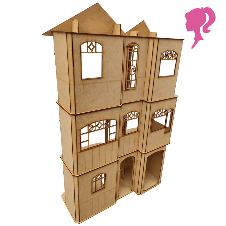 Casita De Muñecas Barbie Ejecutiva Casa Fibrofacil 3 Pisos – Calar